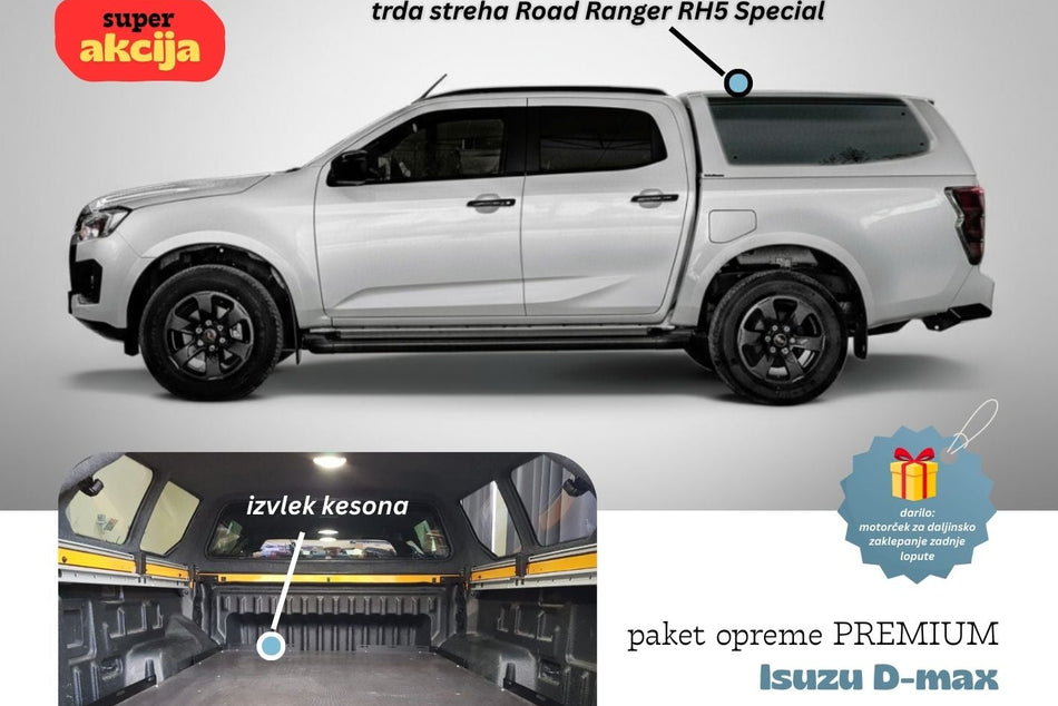 SUPER AKCIJA + DARILO: paket opreme PREMIUM za Isuzu D-max 2021-2024, 2025+