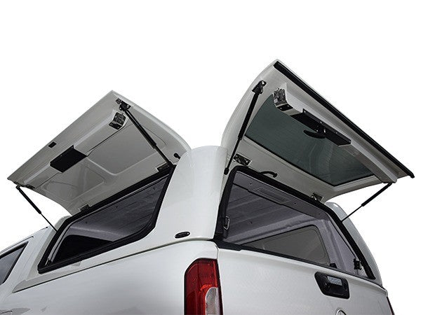 Trda streha Force Pro, s stranskimi masivnimi dvižnimi vrati, Mercedes X Class 2017-2020,  Double Cab