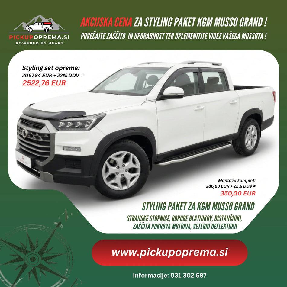 Paket Styling za KGM SsangYong Musso Grand