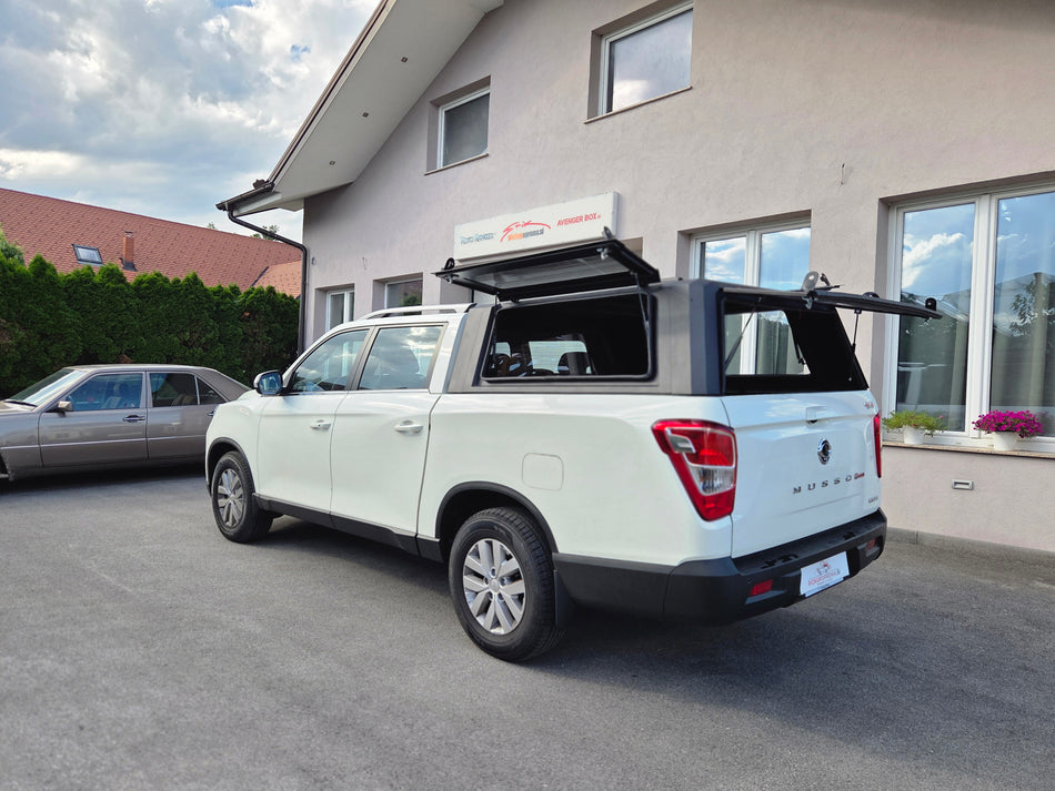 Aluminijasta trda streha s stranskimi dvižnimi steklenimi vrati za KGM SsangYong Musso Grand 2029-2025