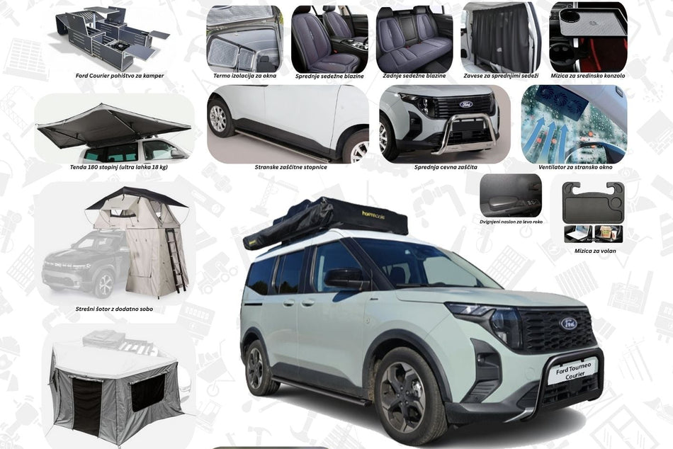 PAKET KAMPER "ULTIMATE" ZA FORD TRANSIT / TOURNEO COURIER 2024+