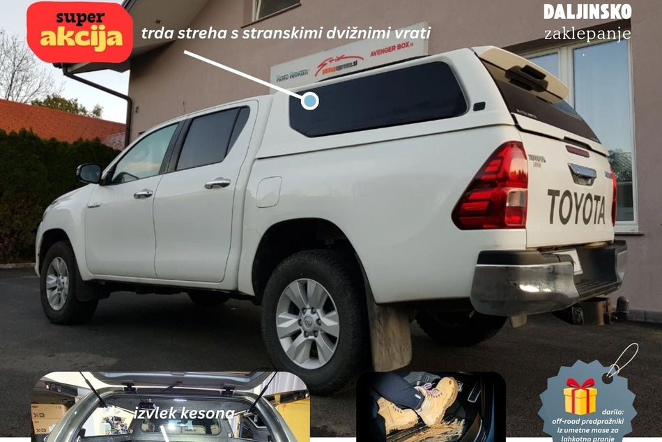SUPER AKCIJA + DARILO: paket opreme BASIC za Toyoto Hilux 2016+, 2021+