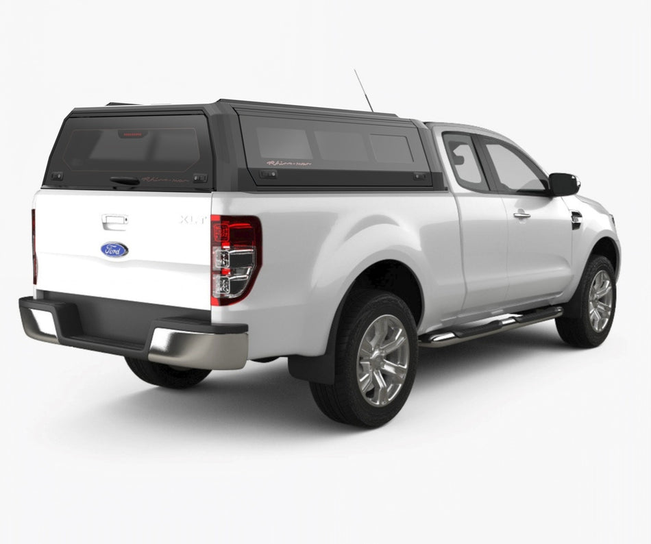 Aluminijasta trda streha Rhinoman Xtreme (steklena dvižna vrata), Ford Ranger / Raptor 2012-2022, 2022+