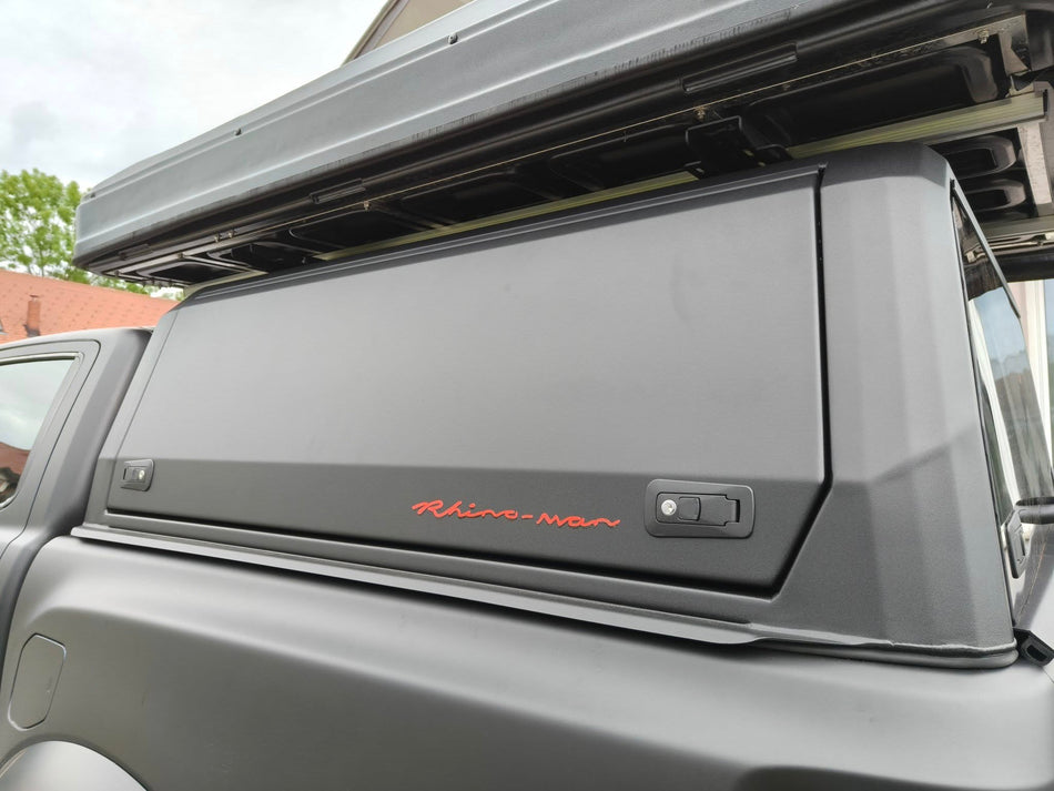 Aluminijasta trda streha Rhinoman XP (stranska polna dvižna vrata) za Ford Ranger / Raptor 2023+
