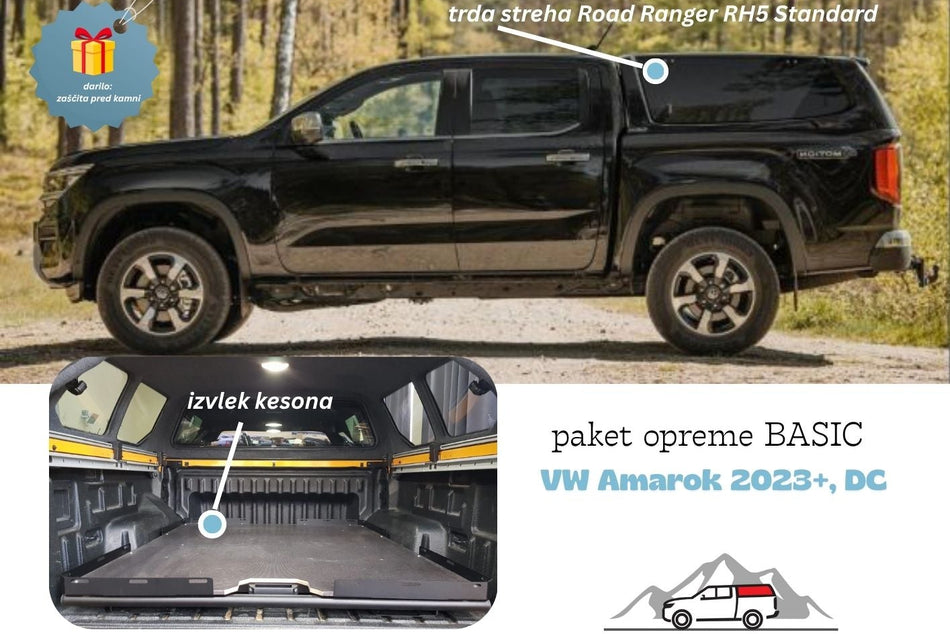 SUPER AKCIJA + DARILO: paket opreme BASIC za VW Amarok 2023+, Double Cab