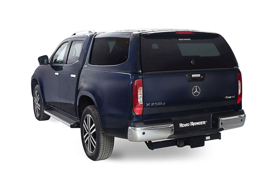 Trda streha RH5 SPECIAL (stransk fiksna okna), Mercedes X Class 2017-2022, Double Cab