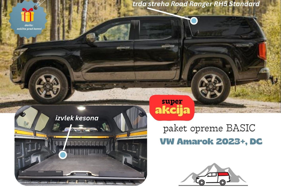 SUPER AKCIJA + DARILO: paket opreme BASIC za VW Amarok 2023+, Double Cab