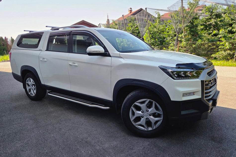 Trda streha RH5 SPECIAL (s stranskimi fiksnimi toniranimi okni), KGM SsangYong Musso Grand