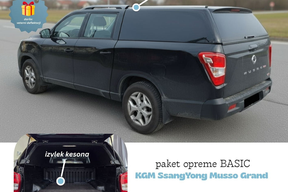 SUPER AKCIJA + DARILO: paket opreme BASIC za KGM SsangYong Musso Grand