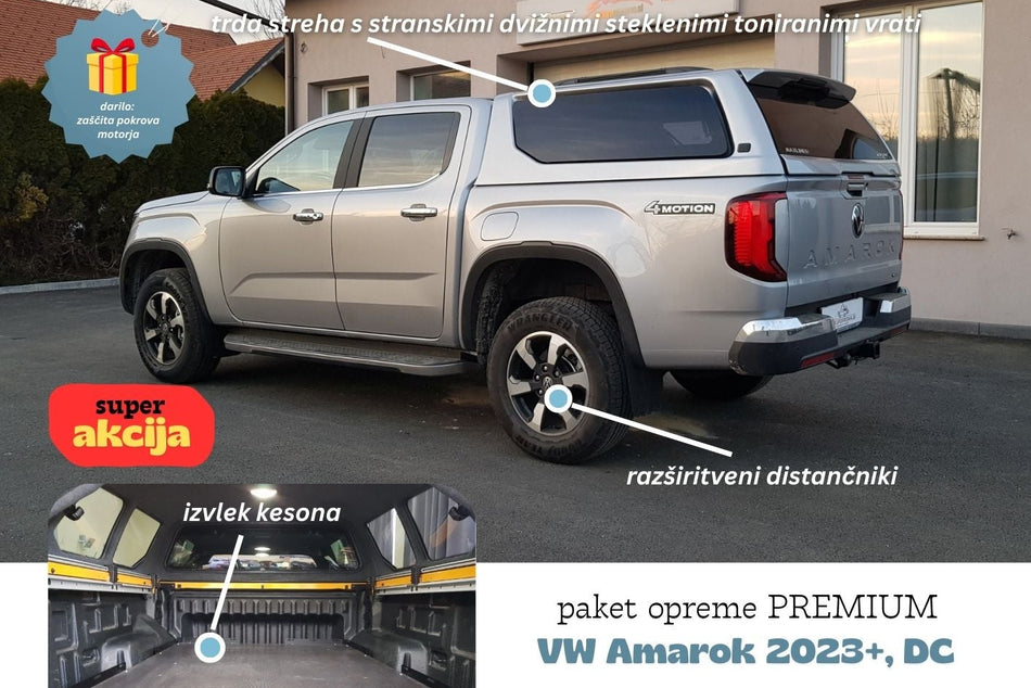 SUPER AKCIJA + DARILO: Paket opreme PREMIUM za VW Amarok 2024+, Double Cab