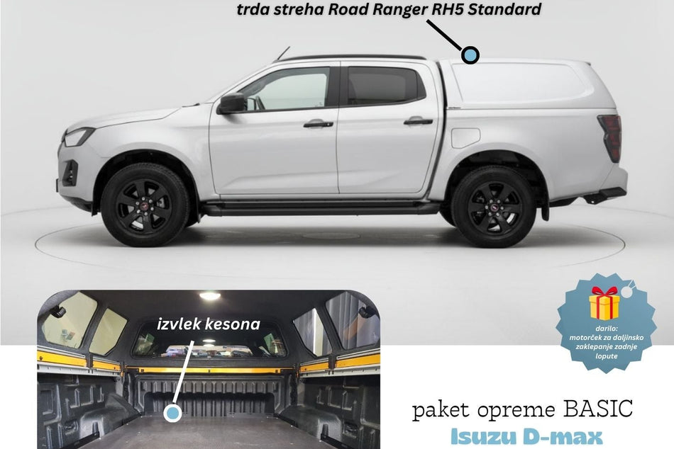 SUPER AKCIJA + DARILO: paket opreme BASIC za Isuzu D-max 2021+, 2025+, Double Cab