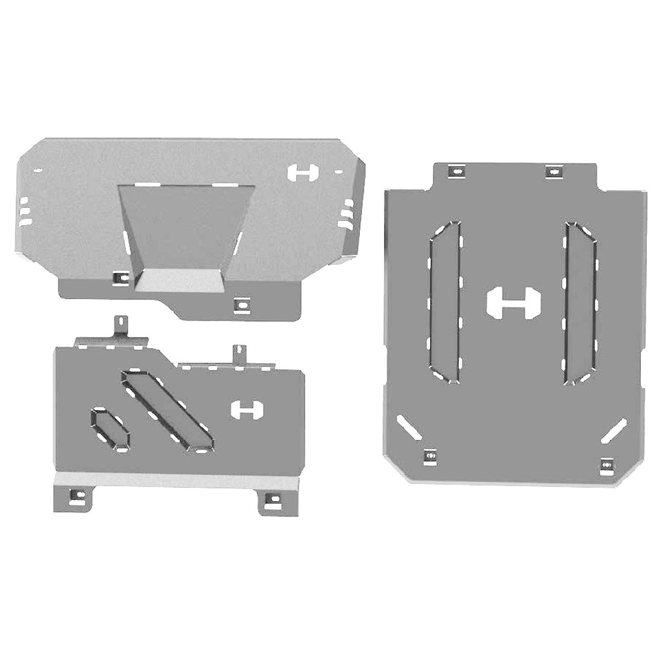 Podvozna zaščita za Ford Ranger 2023+ (3 mm aluminij) iz treh delov