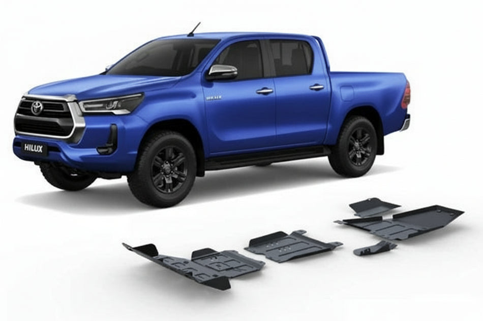 Podvozna zaščita set (3mm jeklo), Toyota Hilux 2021+, Double Cab