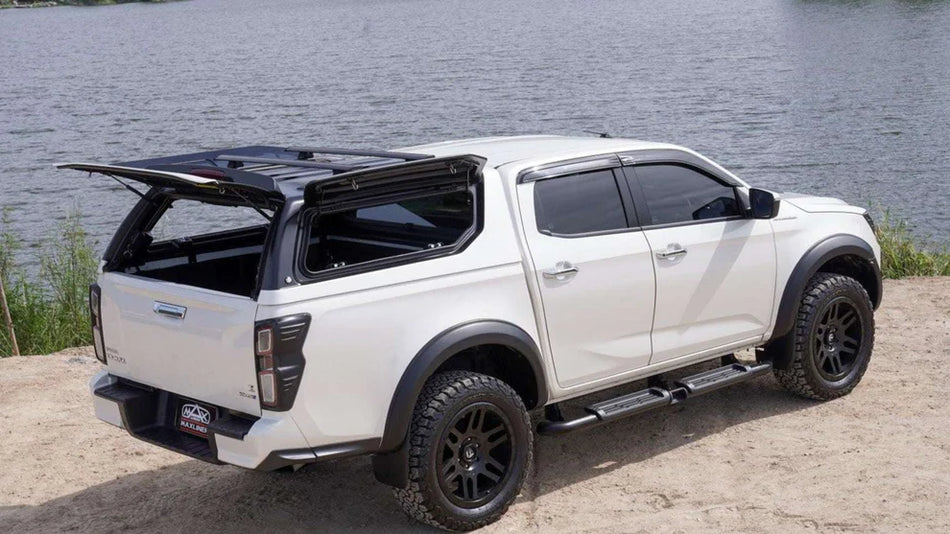 Trda streha V-top (stranska dvižna steklena tonirana vrata), Isuzu D-max 2021+, Double Cab