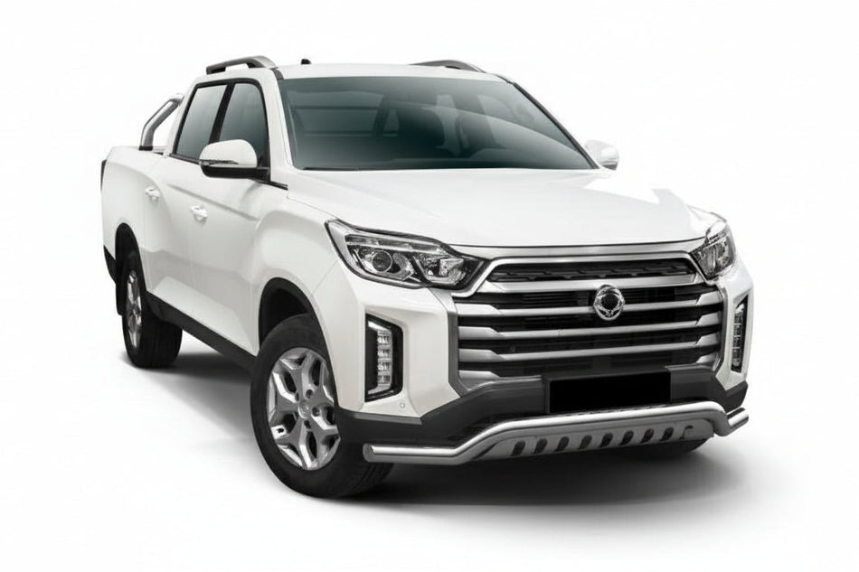 Nizka cevna zaščita s podvozno ploščo za KGM SsangYong Musso Grand 2021+