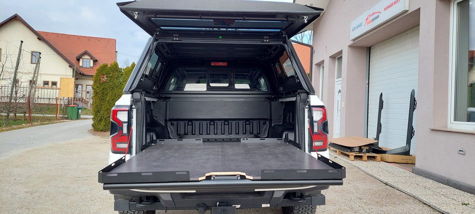 Aluminijasti panel za odprtino pri demontaži originalnega roloja, Ford Ranger 2023+, Raptor 2023+