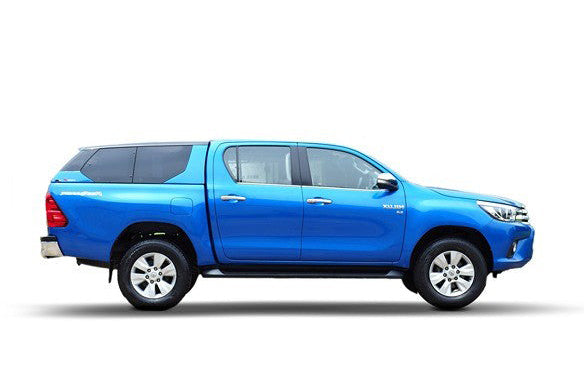 Trda streha Alpha+ Air (s stranskimi toniranimi okni), Toyota Hilux 2021+, Double Cab