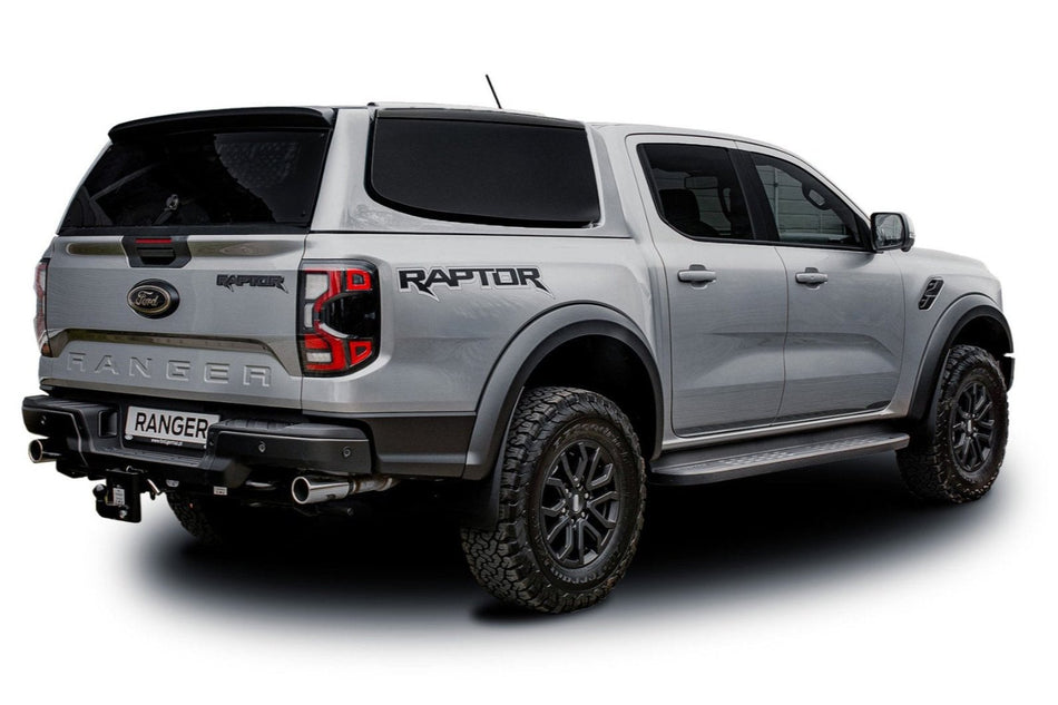 Trda streha RH5 PROFI (stranska dvižna ABS polna vrata), Ford Ranger / Raptor 2023+, Double Cab