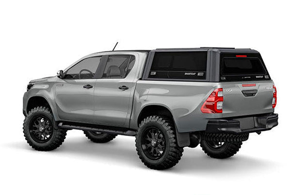 Hardtop Smartcap EVOs Sport z zadnjimi zastekljenimi vrati in stranskimi zastekljenimi vrati z drsnim okencem, Toyota Hilux 2016+, 2019+, Double Cab