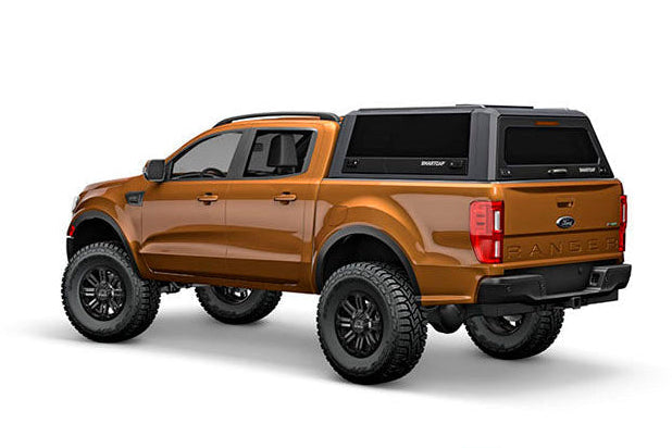 Hardtop Smartcap EVOs Sport z zadnjimi zastekljenimi vrati in stranskimi zastekljenimi vrati z drsnim okencem, Ford Ranger 2019-2022 / Raptor 2019-2022, Double Cab