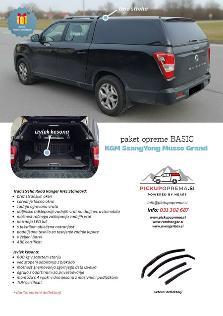 Dodatna oprema KGM SsangYong Musso Grand