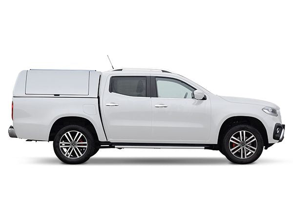 Trda streha Force Pro, s stranskimi masivnimi dvižnimi vrati, Mercedes X Class 2017-2020,  Double Cab