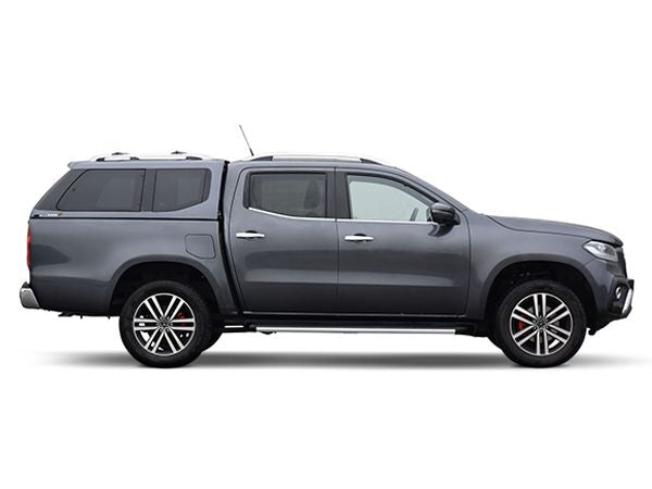 Trda streha Alpha E + (s stranskimi toniranimi okni z rahlim odpiranjem), Mercedes X Class, Double Cab