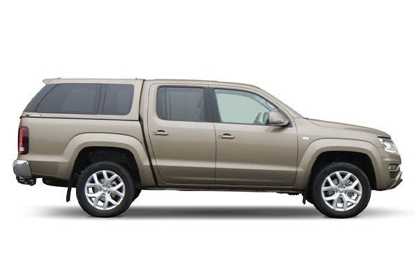 Trda streha Alpha E+ (s stranskimi toniranimi okni z rahlim odpiranjem), VW Amarok 2010-2015, 2016-2022, Double Cab