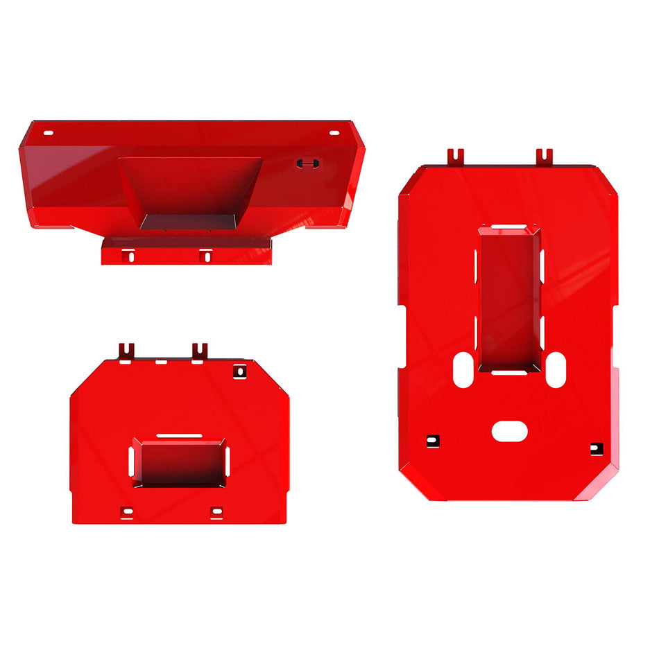 Podvozna zaščita za Ford Ranger 2023+ (3 mm jeklo) iz treh delov