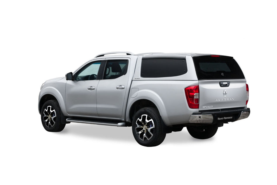 Trda streha RH5 SPECIAL (s stranskimi fiksnimi toniranimi okni), Nissan NP300 Navara 2016+, Double Cab