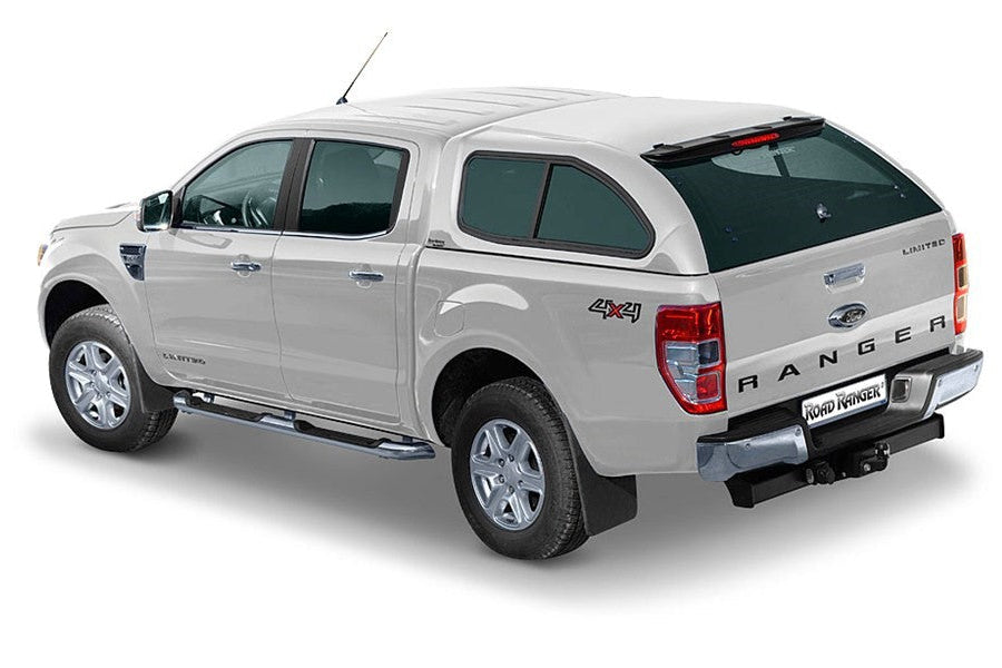 Trda streha Suncab Special (s stranskimi drsnimi okni), Ford Ranger 2012-2022, Raptor 2019-2022, Double Cab