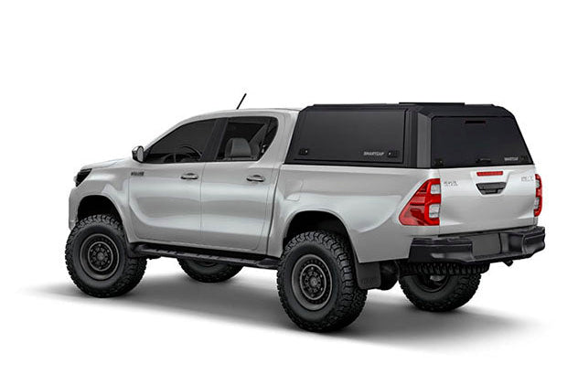 Hardtop Smartcap EVOd Defender z zadnjimi in stranskimi polnimi dvižnimi vrati, Toyota Hilux 2016+, 2021+, Double Cab
