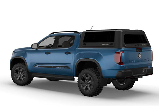 Hardtop Smartcap EVOs Sport z zadnjimi zastekljenimi vrati in stranskimi zastekljenimi vrati z drsnim okencem, VW Amarok 2023+, Double Cab