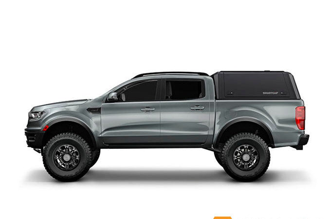 Hardtop Smartcap EVOa Adventure z zadnjimi zastekljenimi vrati in stranskimi polnimi dvižnimi vrati z Molle paneli, Ford Ranger 2012-2022 / Raptor 2019-2022, Double Cab