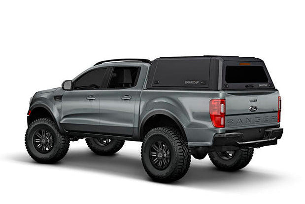 Hardtop Smartcap EVOa Adventure z zadnjimi zastekljenimi vrati in stranskimi polnimi dvižnimi vrati z Molle paneli, Ford Ranger 2012-2022 / Raptor 2019-2022, Double Cab