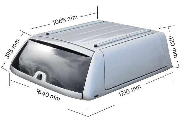 Trda streha Karuna, s stranskimi masivnimi dvižnimi vrati za VW Amarok 2023+,  Double Cab