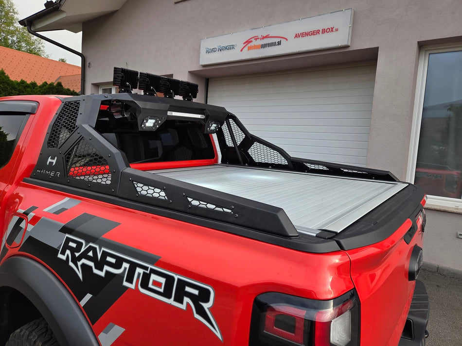 Zaščitni lok Hamer Warrior Plus za Ford Ranger / Raptor 2023+ (možnost kombinacije z originalnim rolojem)